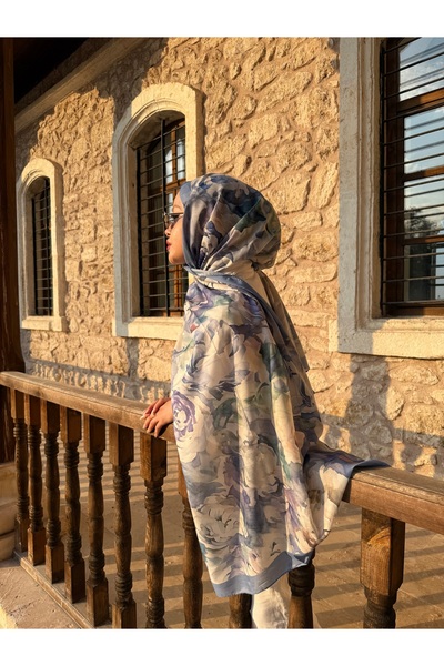 İpekhan Renkli Desenli Pamuk Şal – Canlı ve Modern Tasarım