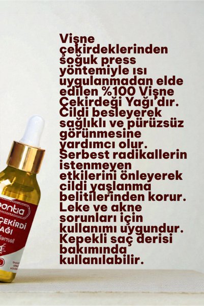 Zera Cherry Seed Oil 2X20 ml – 100% Pure Cold Pressed – Skin & Hair Care and Natural Antioxidant Support