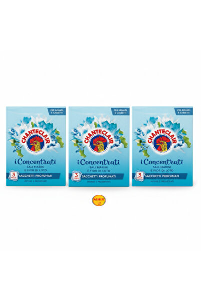 Chanteclair Set ASSELTI® Italia – 3 x Pliculețe parfumate concentrate, săruri...