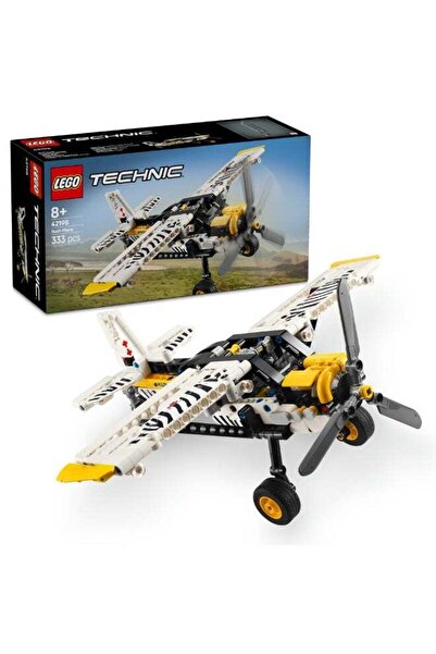 LEGO Technic Bush Plane (42198) - Airplane Model Building Set, Vehicle Gift for Kids