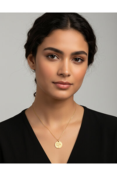 MSMODAM SILVER Ağaç Mühür Kolye