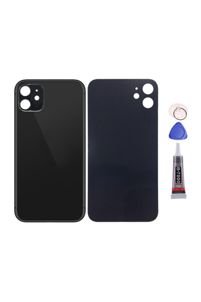 Yedcom Iphone 11 Siyah Uyumlu Arka Pil Kapağı Batarya Kapağı 15ML Yapışkan Ve...
