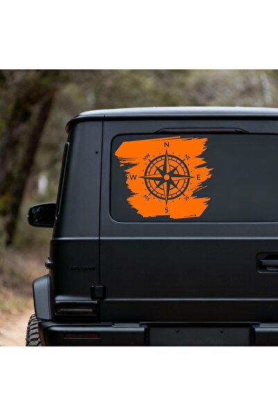 StickITsibiu Off Road Compass – Autocolant Auto 4×4 Off-Road – Dimensiuni 65x54cm.