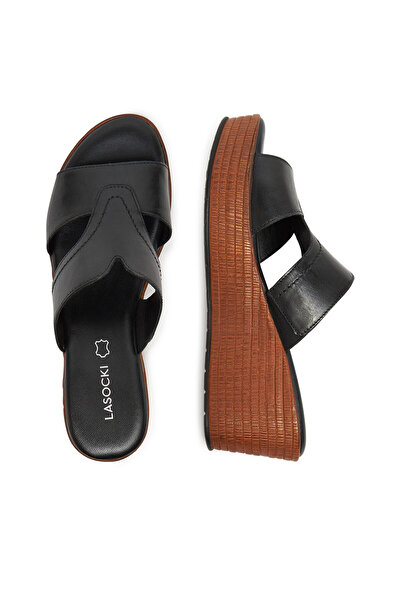 LASOCKI șlapi pentru femei negri