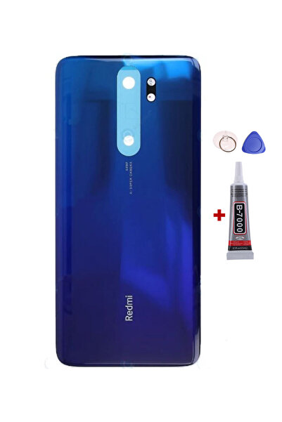 Yedcom Xiaomi Redmi Note 8 Pro Mavi Arka Kapak Batarya Kapağı Pil Kapağı Yapı...
