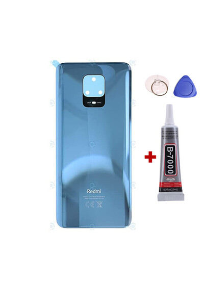 Yedcom Xiaomi Redmi Note 9 Pro Koyu Gri Arka Kapak Batarya Kapağı Pil Kapağı ...