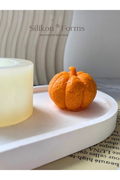 silikonForms Mulaj din silicon Dovleac mic decorativ cu frunze
