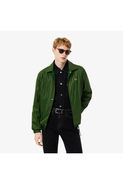 Lacoste جاكيت قابل للعكس مصنوع من مادتين بنقشة المونوغرام - BH5163-00-132