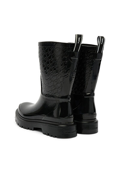 Karl Lagerfeld Wellington Boots Women Black Rubber KL47170
