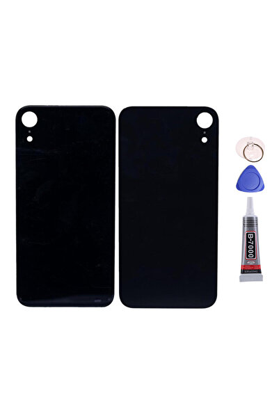 Yedcom Iphone XR Siyah Uyumlu Arka Pil Kapağı Batarya Kapağı 15ML Yapışkan Ve...