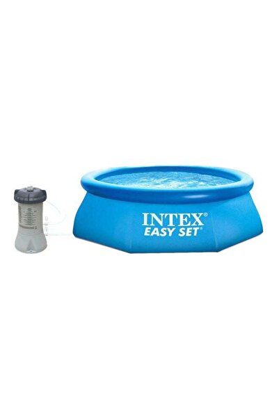 Intex Easy-to-use Pool Set with Filter Pump, 244 x 244 x 76 cm