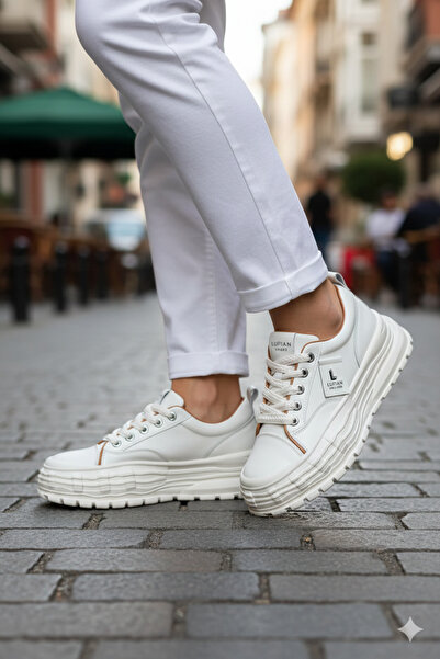 Lufian Trendy Women's High Sole Sneaker Casual Sports Shoes