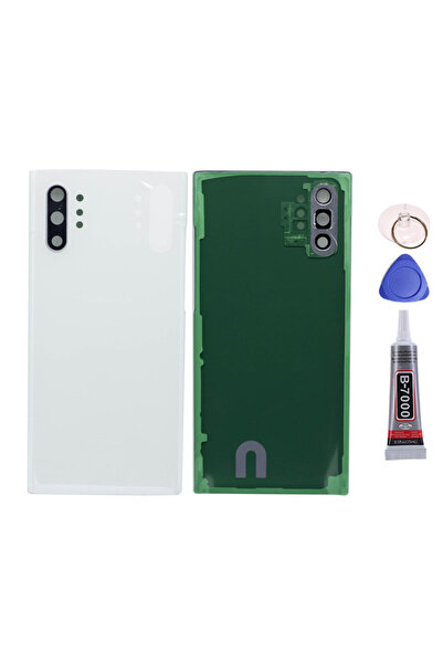 Yedcom Samsung NOTE 10 PLUS Beyaz Uyumlu Arka Pil Kapağı Batarya Kapağı 15ML ...