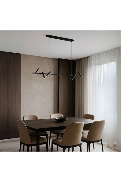 iTin LED Chandelier with Harman Remote Control, 23W, 6 Sources, Neutral Light...