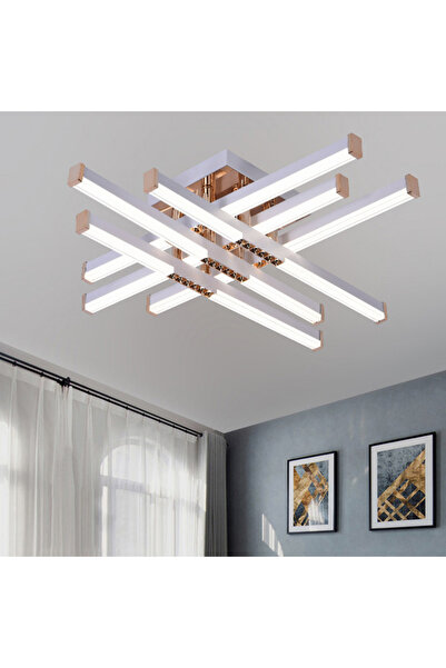 ALC-Shop LED Chandelier with Remote Control LT178/6WH, 84W, 6 Elements, Cold/...