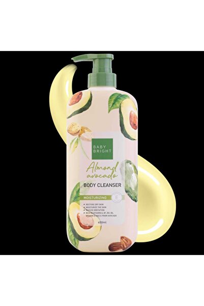 BABY BRIGH غسول الجسم باللوز والأفوكادو من بيبي برايت -450مل
