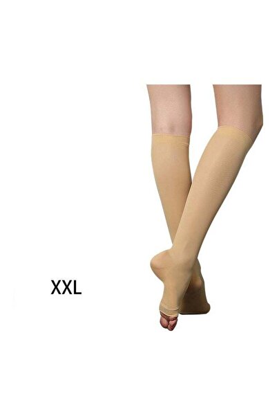 Generic Carevas Varicose Veins Medical Elastic Stockings Open Toe Thin XXL