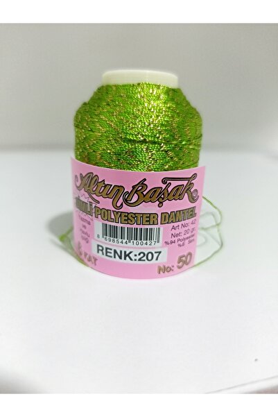 Altınbaşak Glitter Polyester Embroidery Thread and Lace Thread 20 Gr No.50 6 Ply