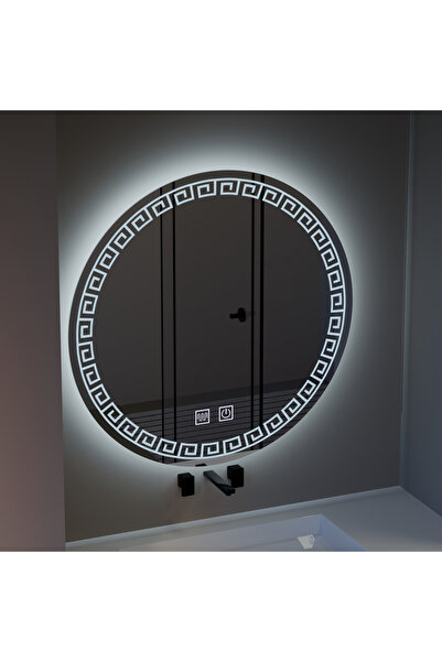 Alessandro DESIGN Oglinda LED Rotunda, 60cm, Orhina Touch, Sistem Dezaburire,...