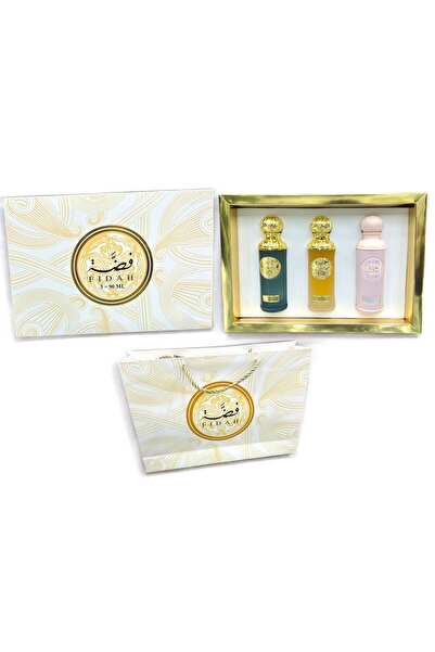 Bellezza طقم فضة روز 3*90ملي