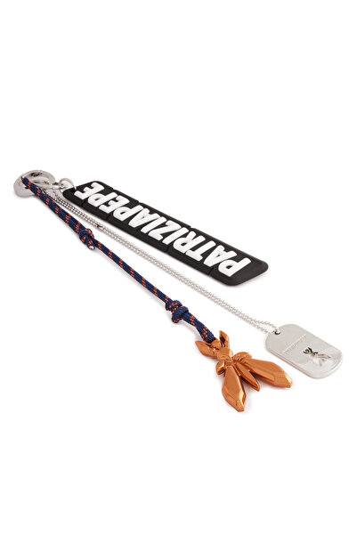 Patrizia Pepe Keychain Women Black/White Logo 2J2522/M060-XU27