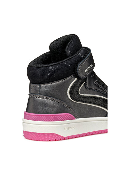 Geox Girls Sneakers Dk Grey/Fuchsia J Washiba J56HXA 000
