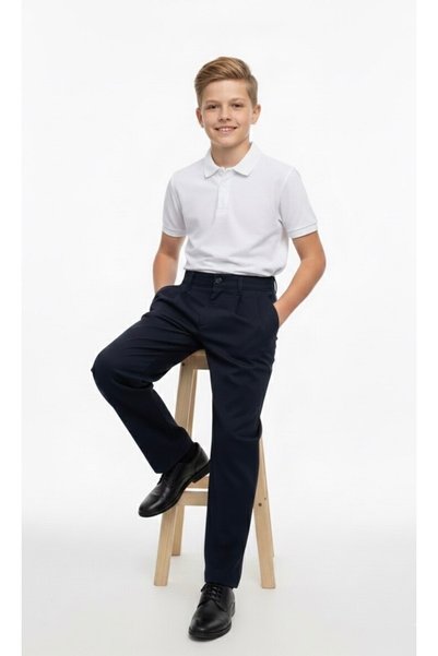LOOKS KİDS Boy's Pleated Baggy L Stretch Fabric Fabric with Fleece Inside