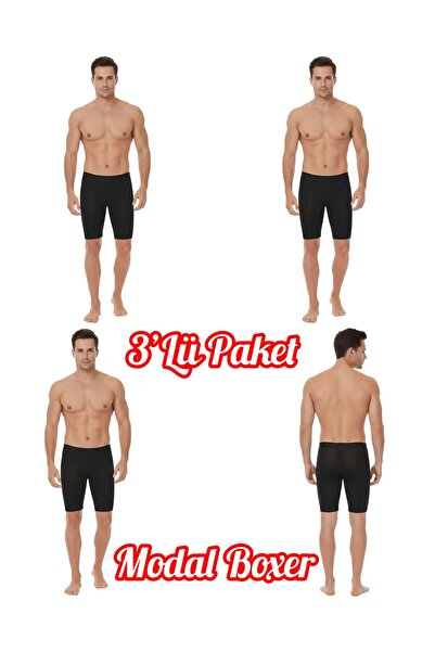 Özten İç Giyim Πακέτο 3 τεμαχίων Modal ελαστικό ύφασμα (Ελαστικό) Μακρύ Ανδρι...