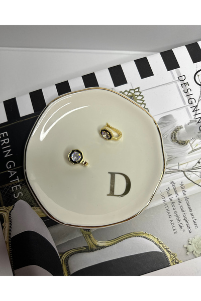 Deesse Latelier أقراط حجر الباجيت السوداء