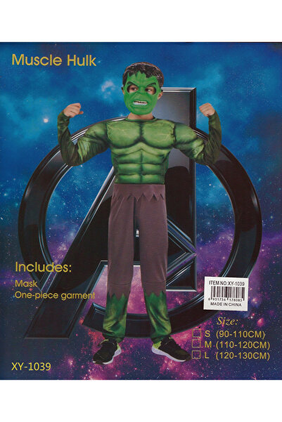 Other زي هالك العضلي للأطفال – مع قناع وبدلة قطعة واحدة