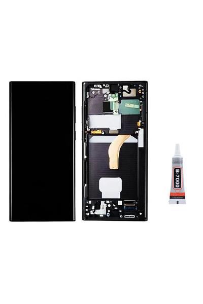 Yedcom Samsung S23 ULTRA S918B Çıtalı Uyumlu Ekran Lcd Dokunmatik B7000 15ML ...