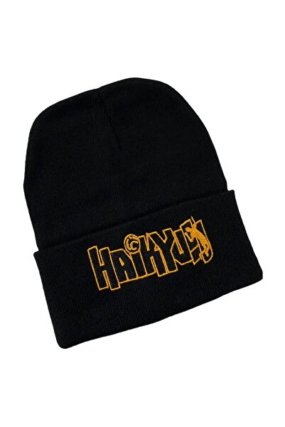 FG KONNİCHİWA Haikyuu Anime Embroidered Logo Winter Beanie Daily Trend Fashion Fashion