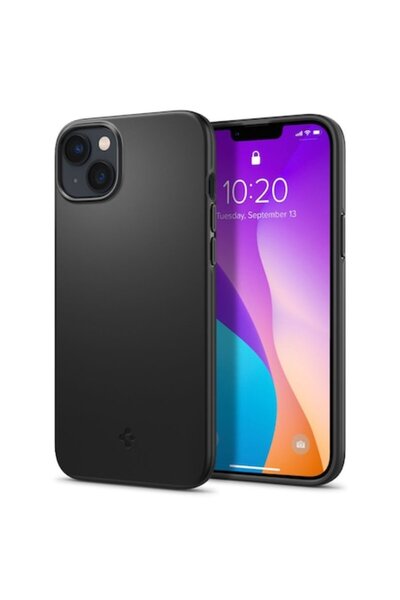 Spigen Carcasă subțire Thin Fit compatibilă cu iPhone 14 Plus - Neagră