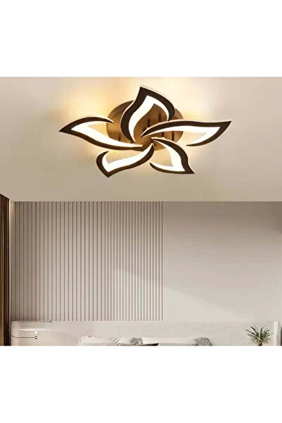 ALC-Shop LED Chandelier LT660/5BK, 5 Elements, 55W, Light 3000/4000/6000K, Bl...