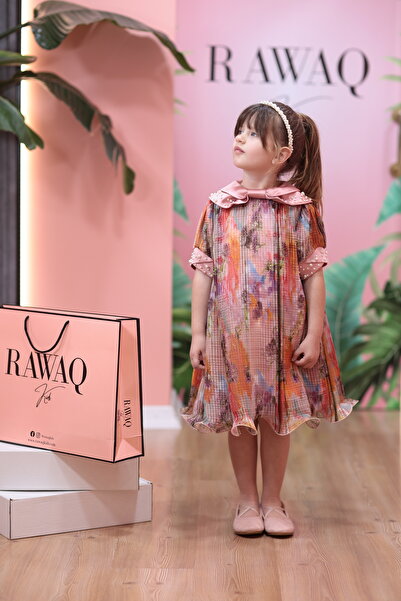 RAWAQ KİDS İnci Detaylı Piliseli Elbise