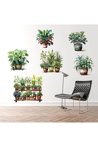 Epilons ملصق حائط للنباتات الاستوائية موديل C