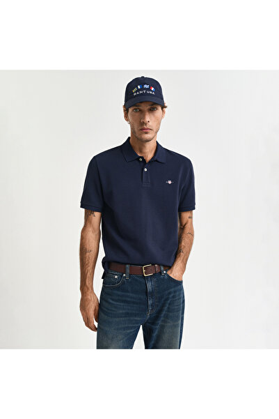 Gant Erkek Lacivert Regular Fit Polo
