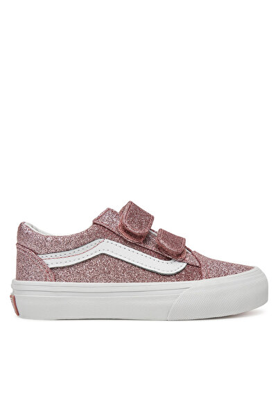 Vans Girls Glitter Rose Gold Old Skool V VN000CYD