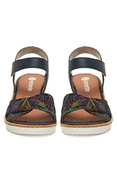 Remonte navy blue sandals for women