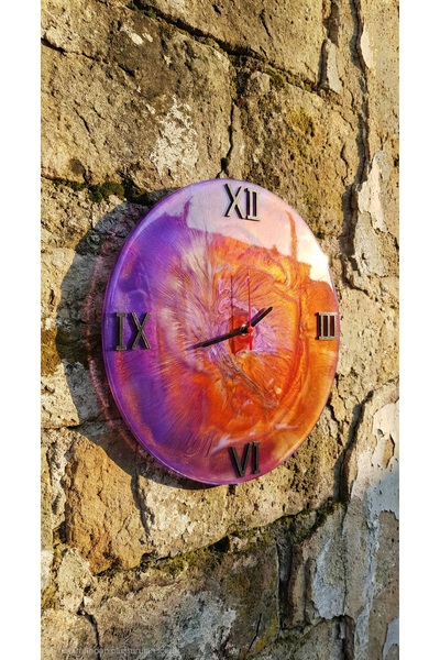 Handmade El Yapımı Epoksi Duvar Saati