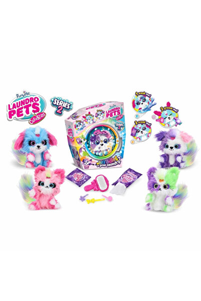 My Reality Fashion Cutekins Laundro Pets Surprise Plush