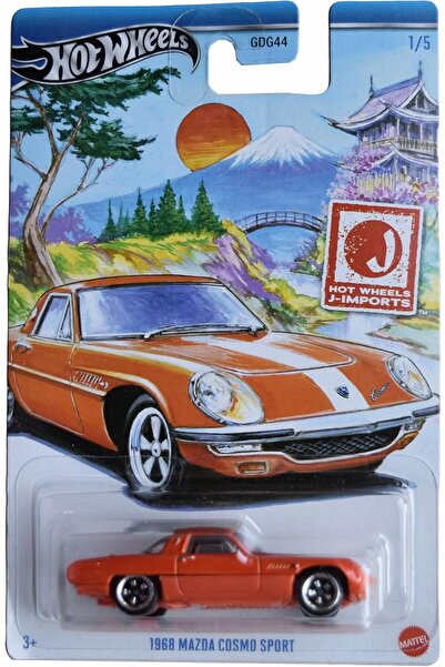 HOT WHEELS مازدا كوزمو سبورت 1968، مستوردة من قبل J-Imports 1/5 [برتقالي]