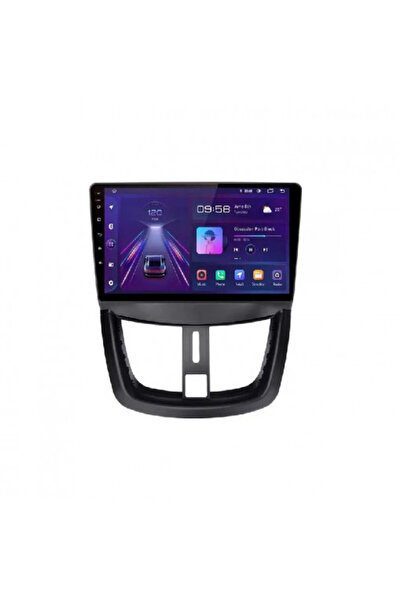 NAVI-ABC Peugeot 207 (2006-2015) Navigație Android 12 de 9 inch - 6GB RAM, 12...