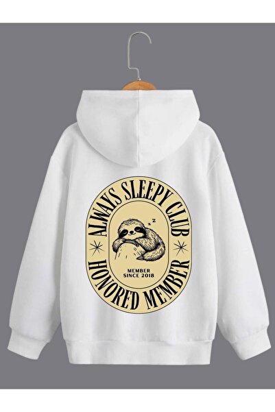 Sebesta Fashion سترة رياضية بغطاء للرأس من القطن المطبوع بثلاث خيوط للموسم ال...