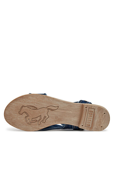 Mustang sandals for women navy blue 1388-807-841