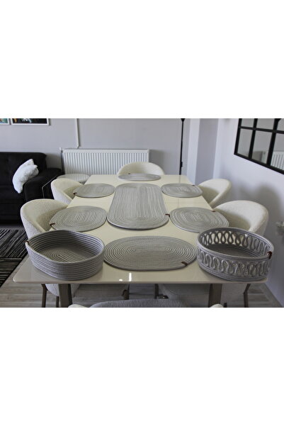 fa collection desing Supla,Runner 33 cm ,Amerikan Servis, Hasır, Masa örtüsü