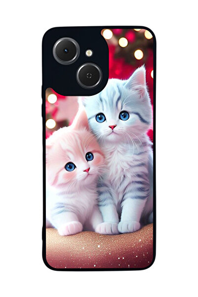 TECNO متوافق مع Spark 40C مطبوع، أسود غير لامع، سيليكون ناعم، واقي، غطاء ممتص للصدمات، حافظة