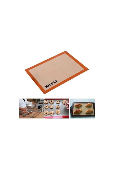 Marsilyan ieg™ Silikon Silpat Yanmaz Yapışmaz Pişirme Matı