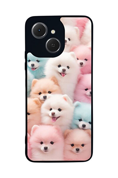 TECNO متوافق مع Spark 40C مطبوع، أسود غير لامع، سيليكون ناعم، واقي، غطاء ممتص للصدمات، حافظة