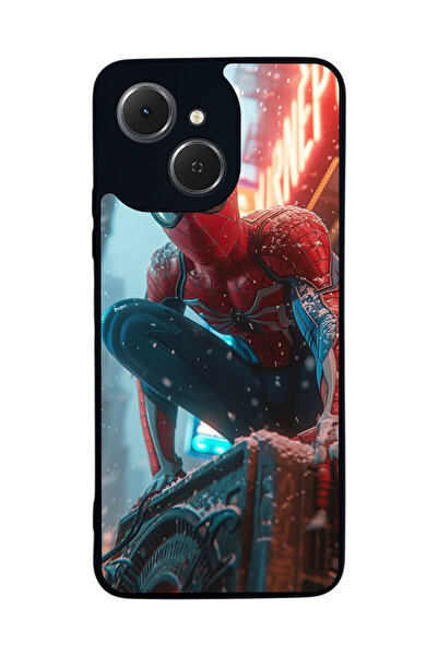 TECNO متوافق مع Spark 40C مطبوع، أسود غير لامع، سيليكون ناعم، واقي، غطاء ممتص...